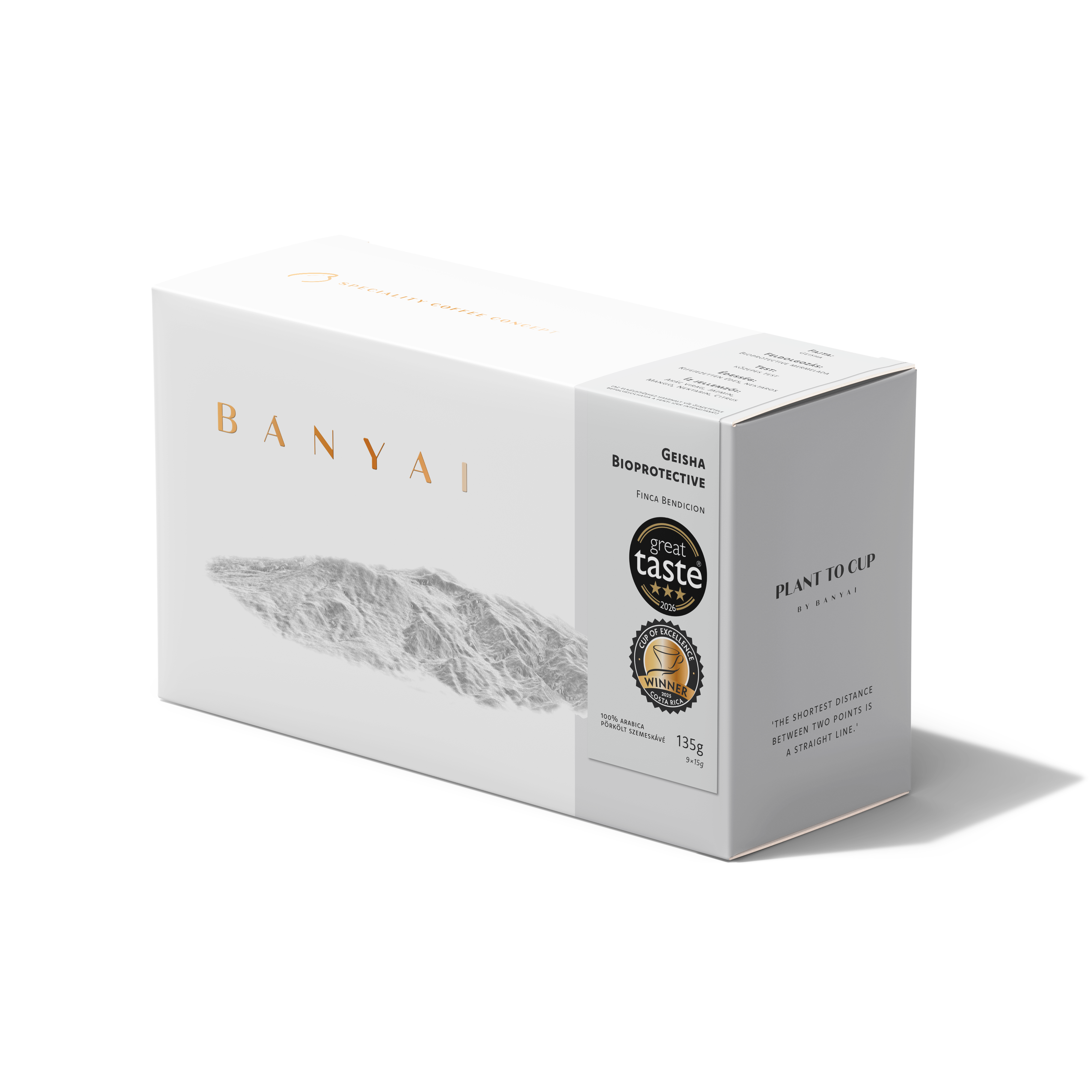 Bányai Cup of Excellence Geisha díszdobozban 9*15g